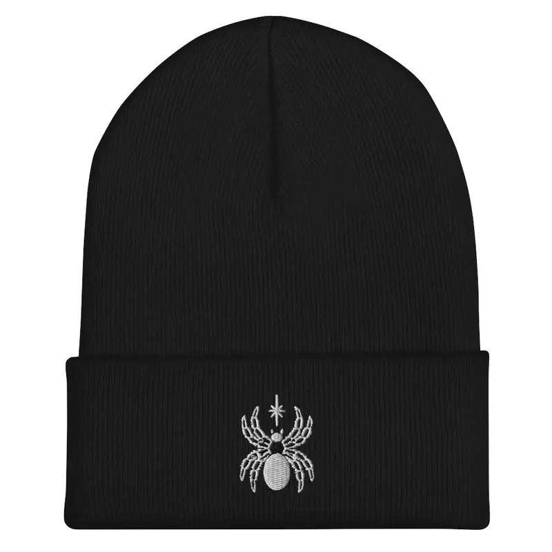 Spider logo beanie